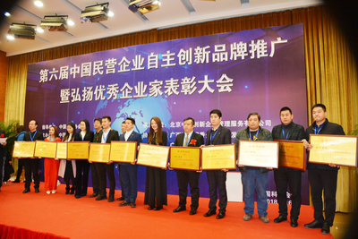 第六屆中國民營企業(yè)自主創(chuàng)新品牌推廣暨優(yōu)秀民營企業(yè)家表彰大會&rdquo;在京舉行